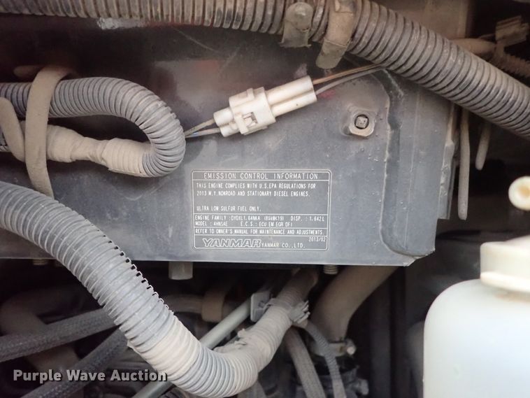 image for item DC3489 2013 Yanmar VIO35-6A mini excavator