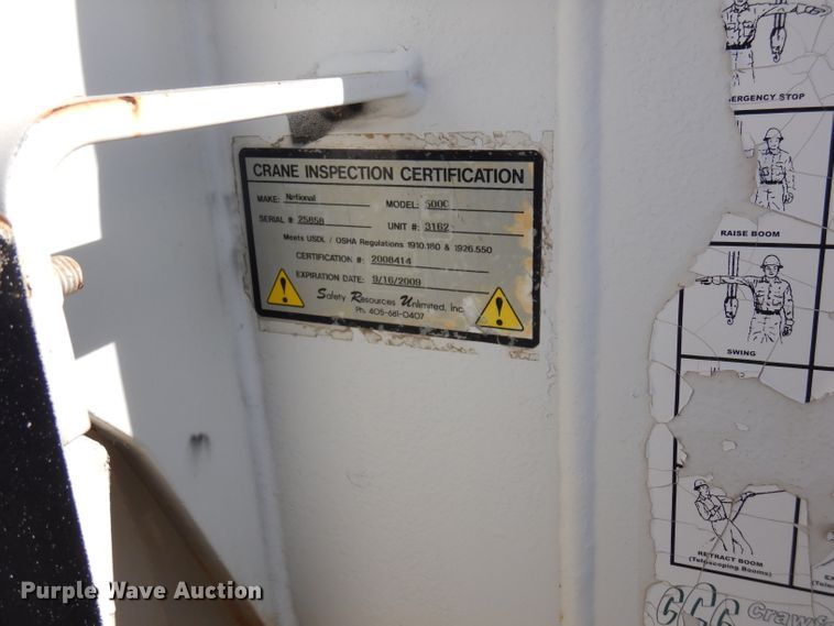 image for item DD3031 2004 Peterbilt 379 crane truck