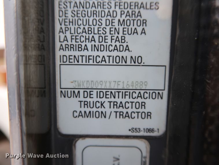 image for item DG4233 2007 Kenworth T800 dump truck