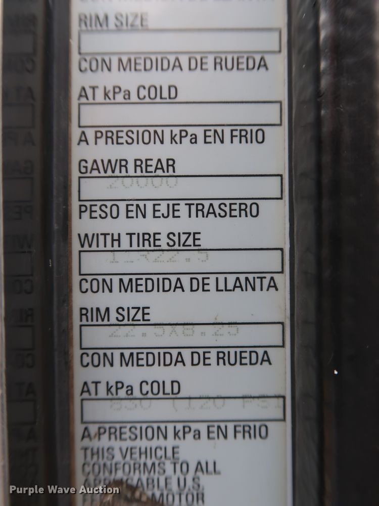 image for item DG4234 2007 Kenworth T800 dump truck