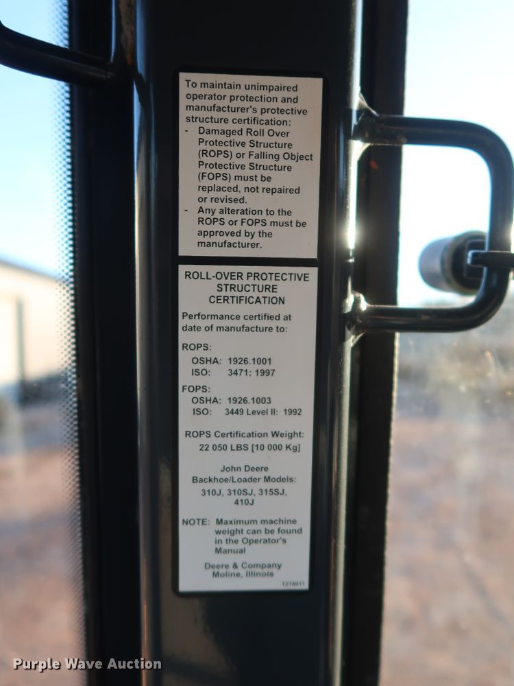 image for item DG4240 2008 John Deere 310SJ backhoe