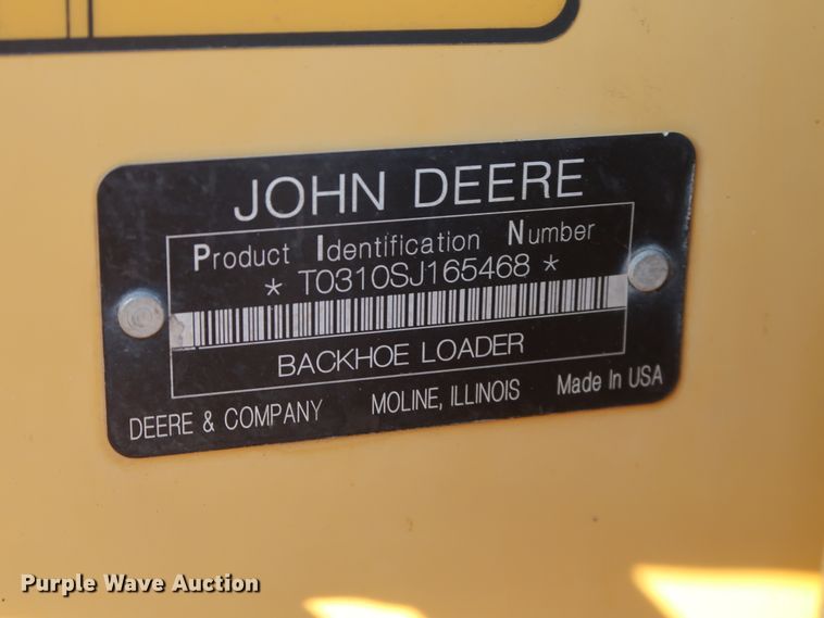 image for item DG4240 2008 John Deere 310SJ backhoe