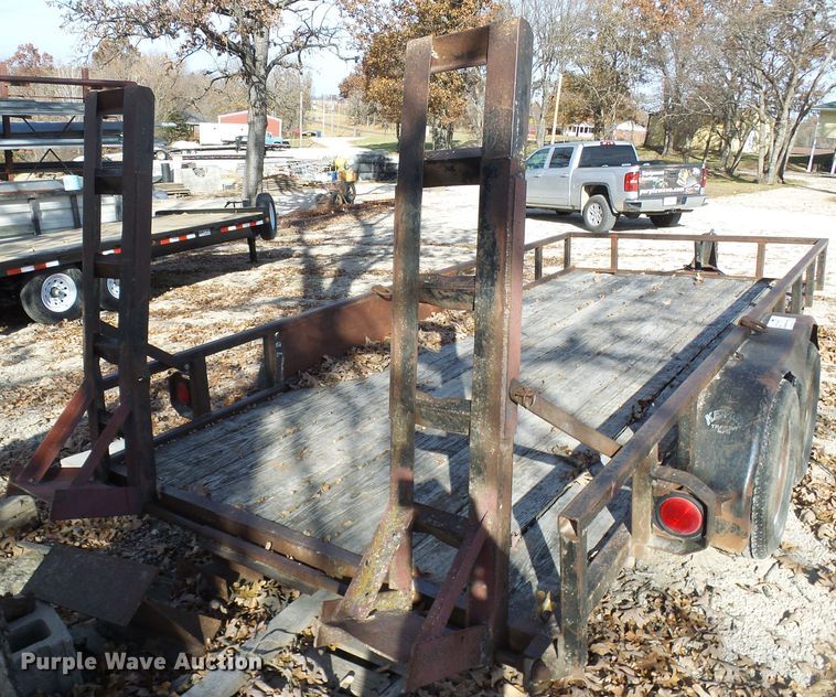 image for item DG5509 1987 shop built utility trailer