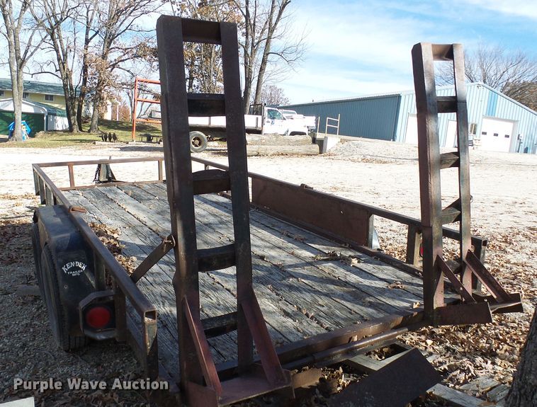 image for item DG5509 1987 shop built utility trailer