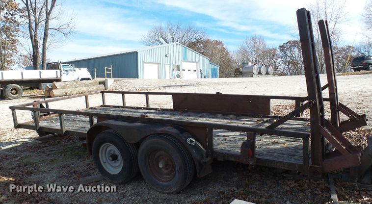 image for item DG5509 1987 shop built utility trailer