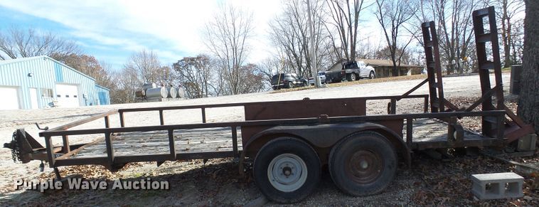 image for item DG5509 1987 shop built utility trailer