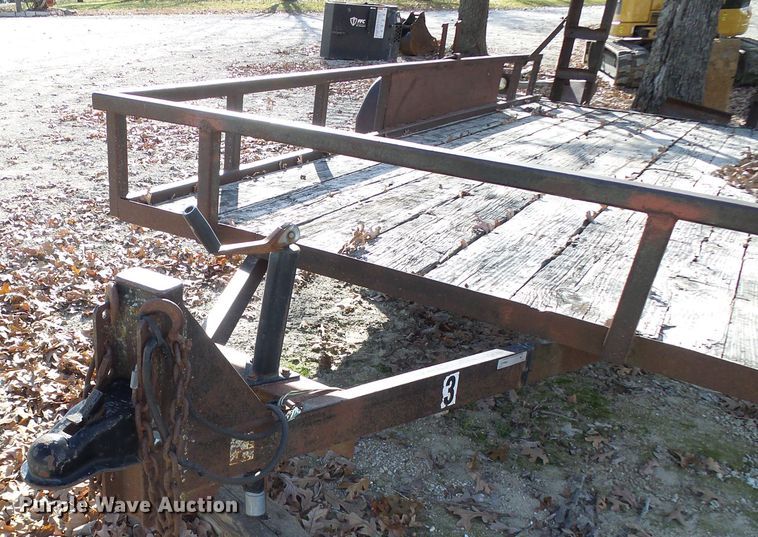 image for item DG5509 1987 shop built utility trailer