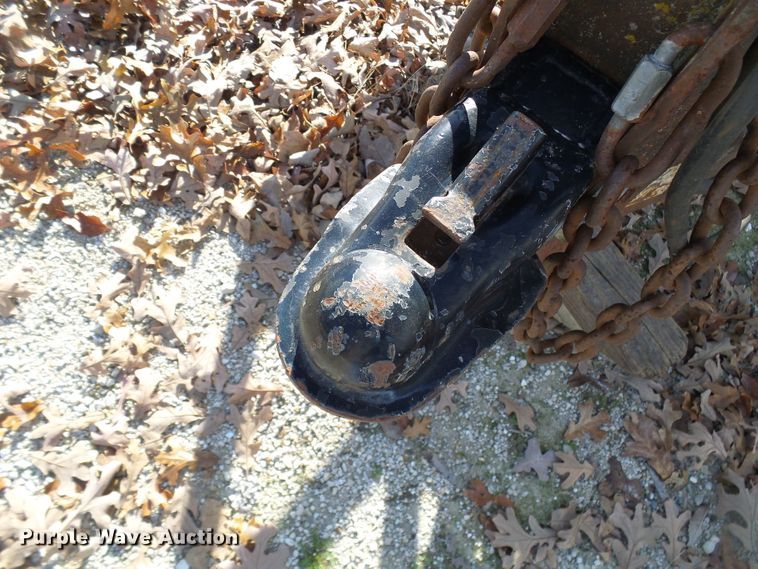 image for item DG5509 1987 shop built utility trailer