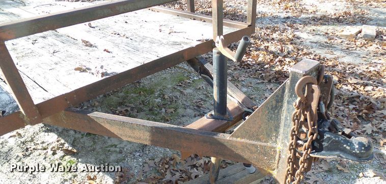 image for item DG5509 1987 shop built utility trailer