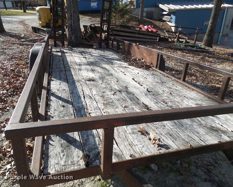 image for item DG5509 1987 shop built utility trailer