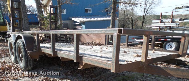 image for item DG5509 1987 shop built utility trailer