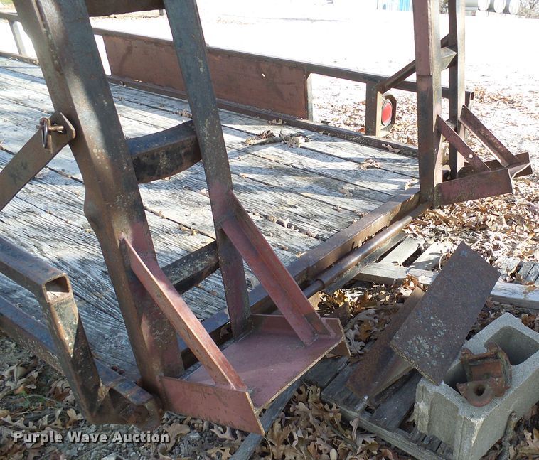 image for item DG5509 1987 shop built utility trailer