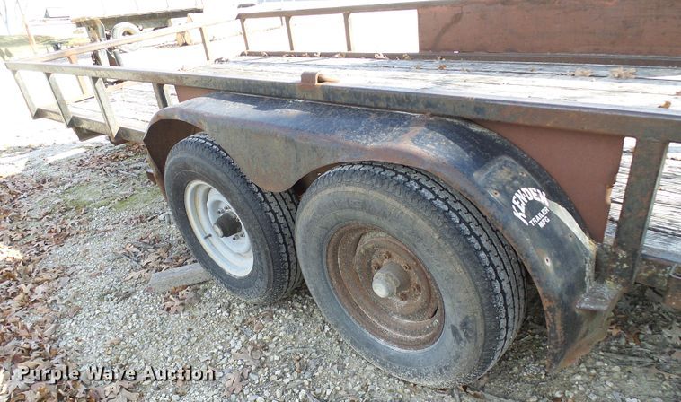 image for item DG5509 1987 shop built utility trailer
