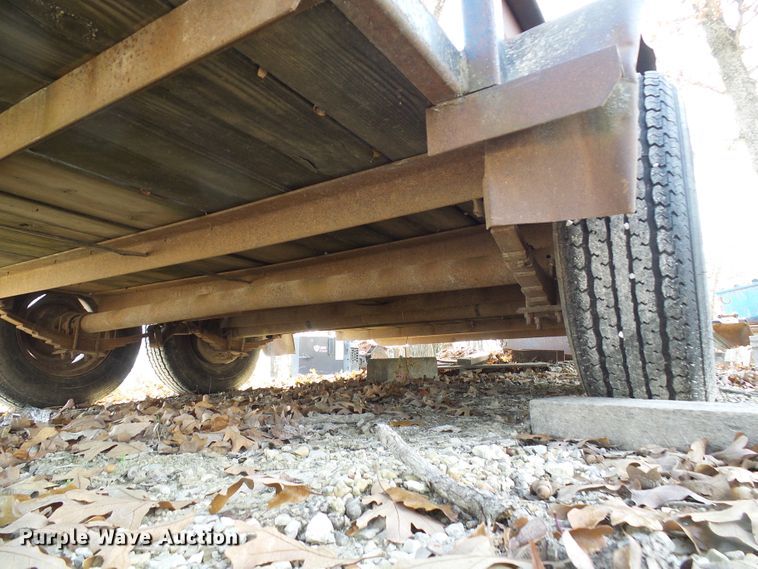 image for item DG5509 1987 shop built utility trailer