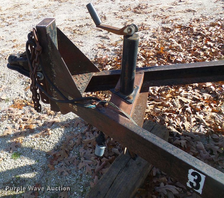 image for item DG5509 1987 shop built utility trailer