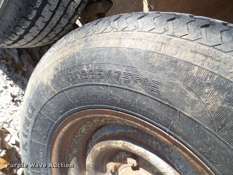 image for item DG5509 1987 shop built utility trailer