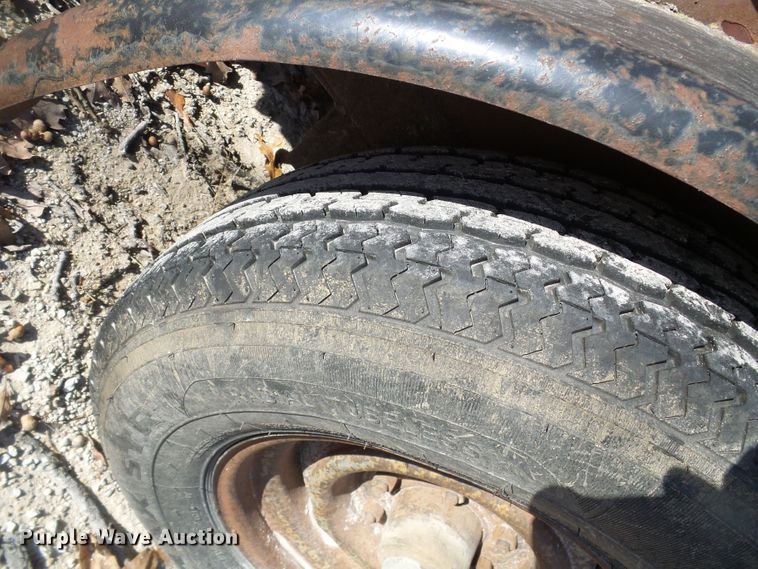 image for item DG5509 1987 shop built utility trailer