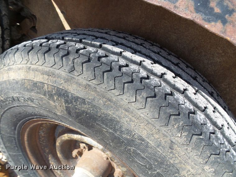 image for item DG5509 1987 shop built utility trailer