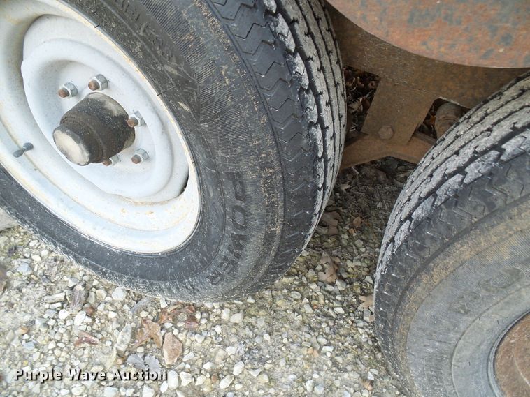 image for item DG5509 1987 shop built utility trailer