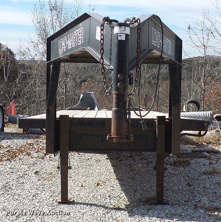 image for item DG5511 2005 shop built equipment trailer