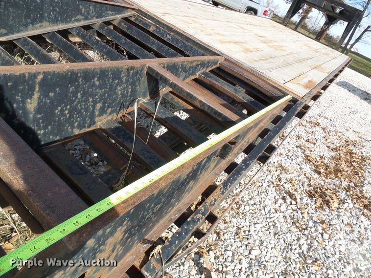 image for item DG5511 2005 shop built equipment trailer