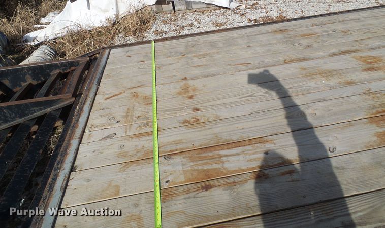 image for item DG5511 2005 shop built equipment trailer