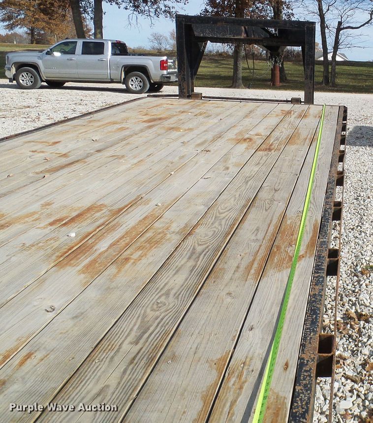 image for item DG5511 2005 shop built equipment trailer