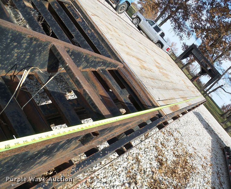 image for item DG5511 2005 shop built equipment trailer