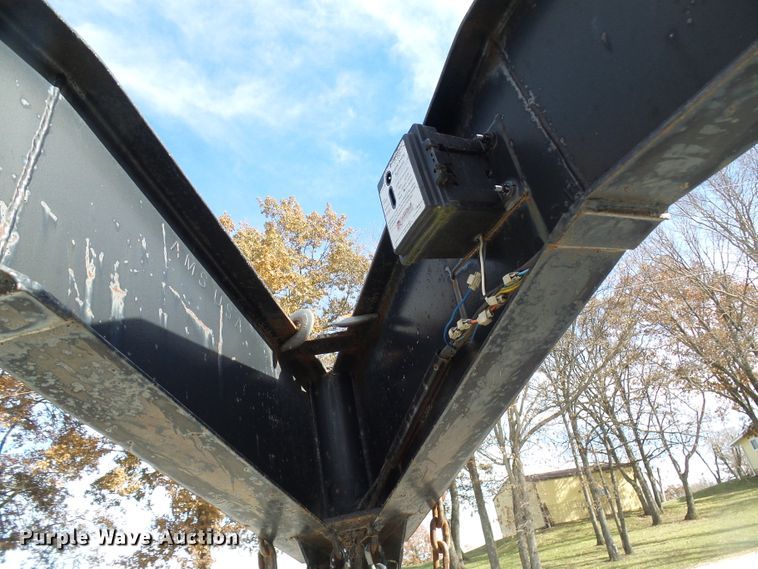 image for item DG5511 2005 shop built equipment trailer