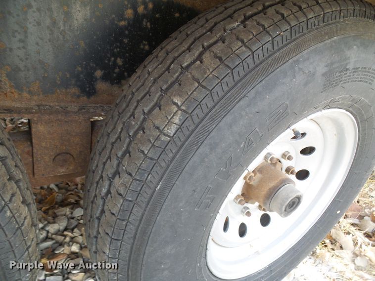 image for item DG5511 2005 shop built equipment trailer