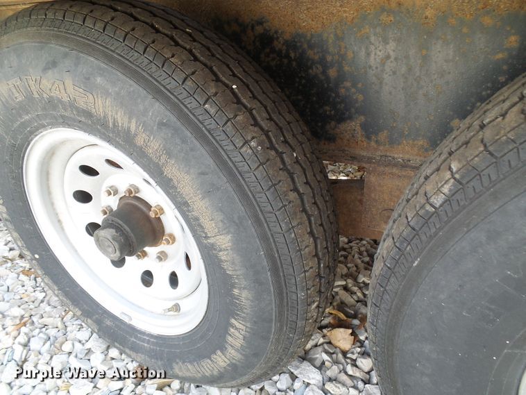 image for item DG5511 2005 shop built equipment trailer