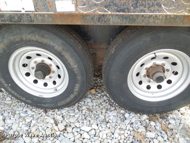 image for item DG5511 2005 shop built equipment trailer