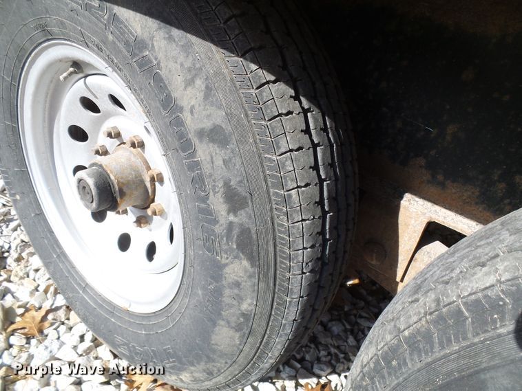 image for item DG5511 2005 shop built equipment trailer