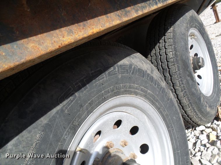 image for item DG5511 2005 shop built equipment trailer