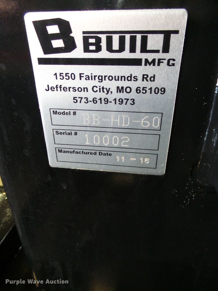 image for item DG5512 B-Built Manufacturing HD-60 brush mower