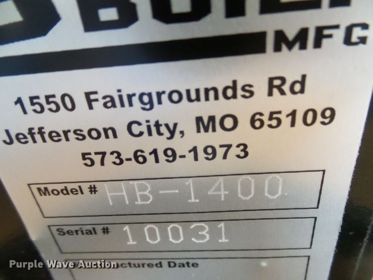 image for item DG5515 B-Built Manufacturing HB-1400 boom attachment