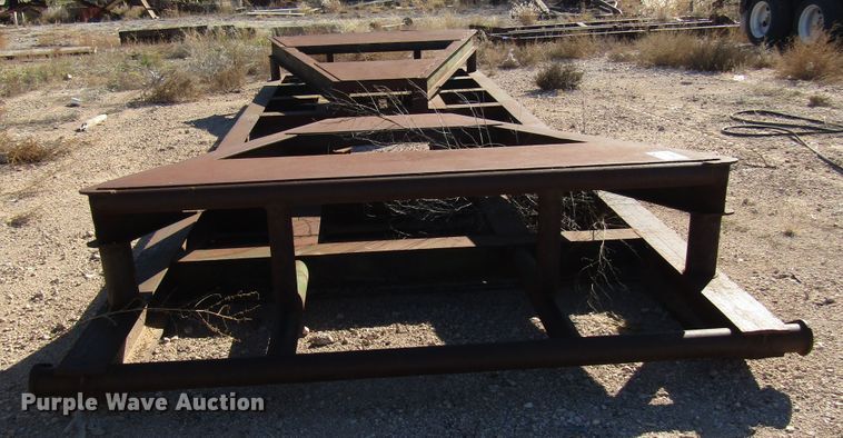 image for item DG6714 Barrol 1000 cone bottom tank skid