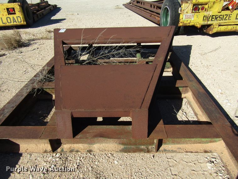 image for item DG6714 Barrol 1000 cone bottom tank skid