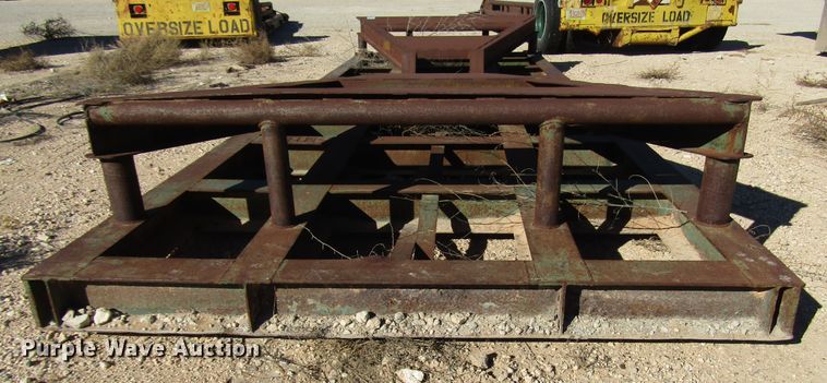 image for item DG6714 Barrol 1000 cone bottom tank skid