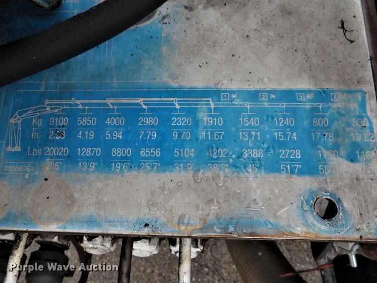 image for item DH1628 1995 White GMC WG crane truck