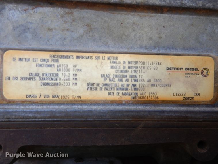 image for item DH2711 1994 White GMC WIA service truck