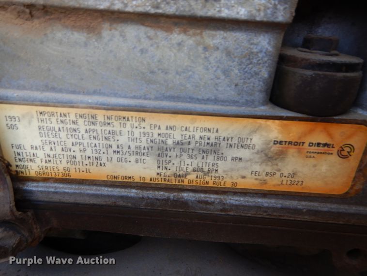 image for item DH2711 1994 White GMC WIA service truck