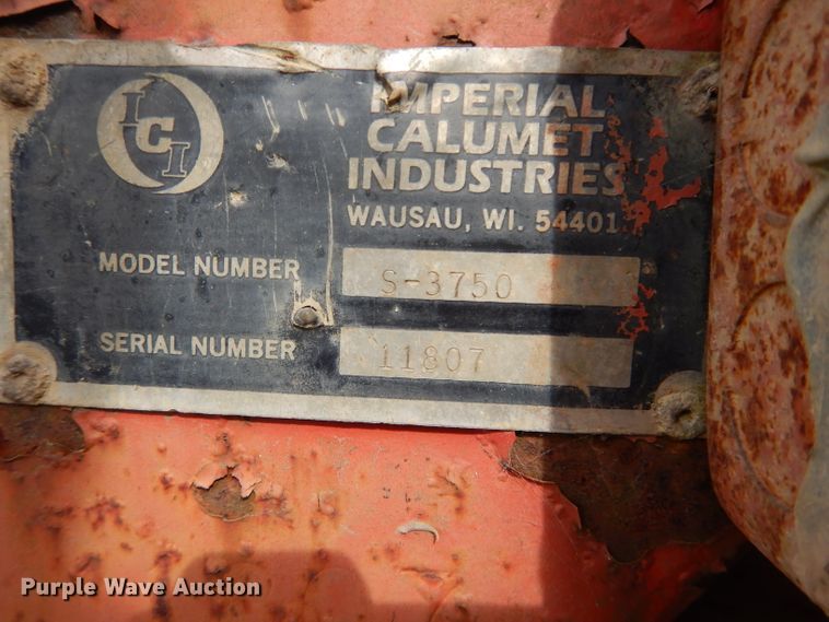 image for item DH2714 Calumet S3750 water wagon