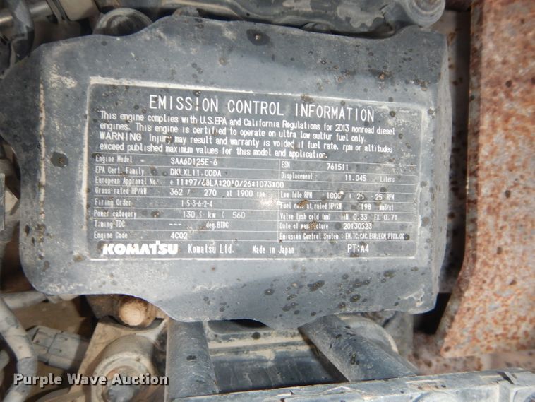 image for item DH2743 2014 Komatsu PC490LC-10 excavator