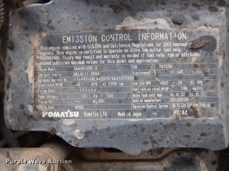 image for item DH2744 2014 Komatsu PC490LC-10 excavator