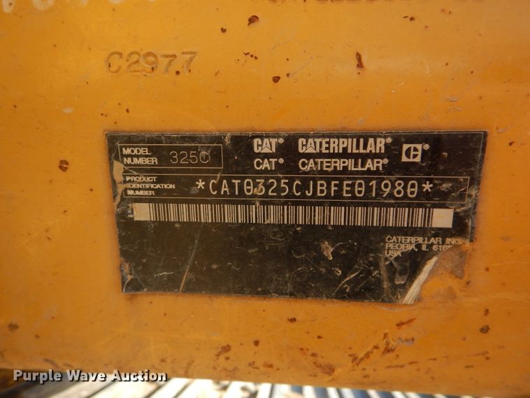 image for item DH4259 2006 Caterpillar 325C L excavator