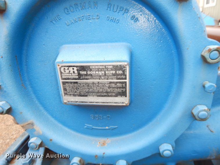 image for item DH4261 Gorman Rupp water pump