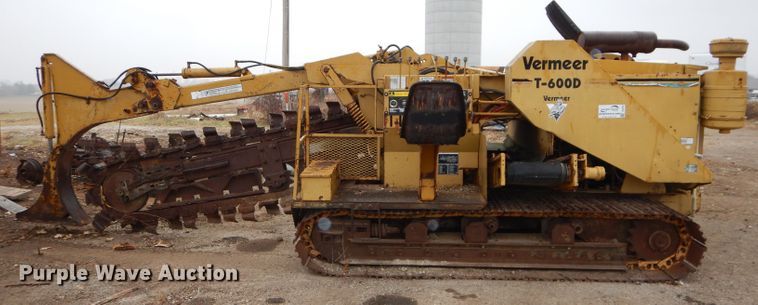 image for item DH4262 1981 Vermeer T600D trencher