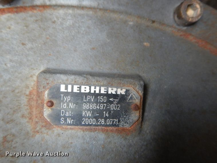 image for item DH5018 Liebherr A904 rubber tire excavator