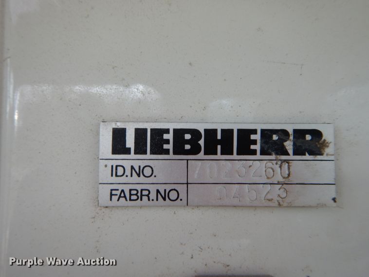 image for item DH5018 Liebherr A904 rubber tire excavator